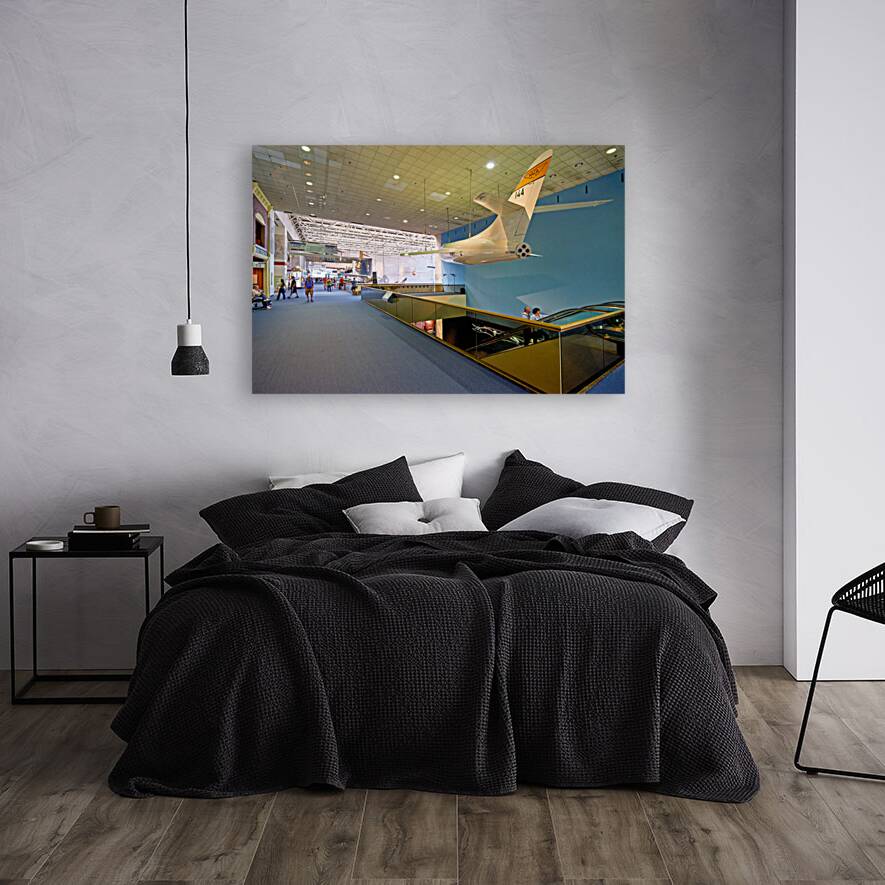 Inside the Smithsonian National Air and Space Museum. Washington D.C. Reproduction