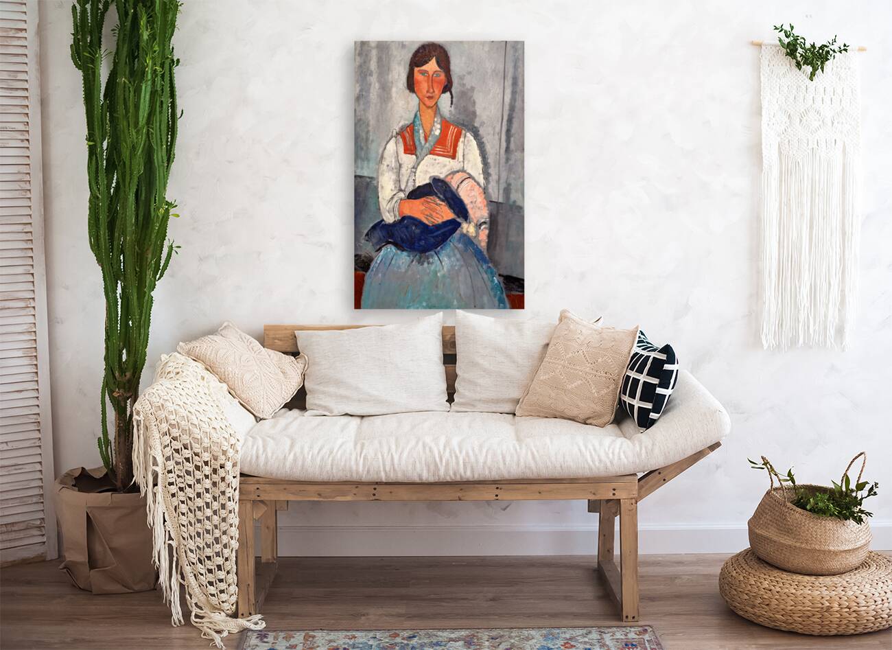 Amedeo Modigliani - Gipsy Woman with Baby - 1919 Reproduction