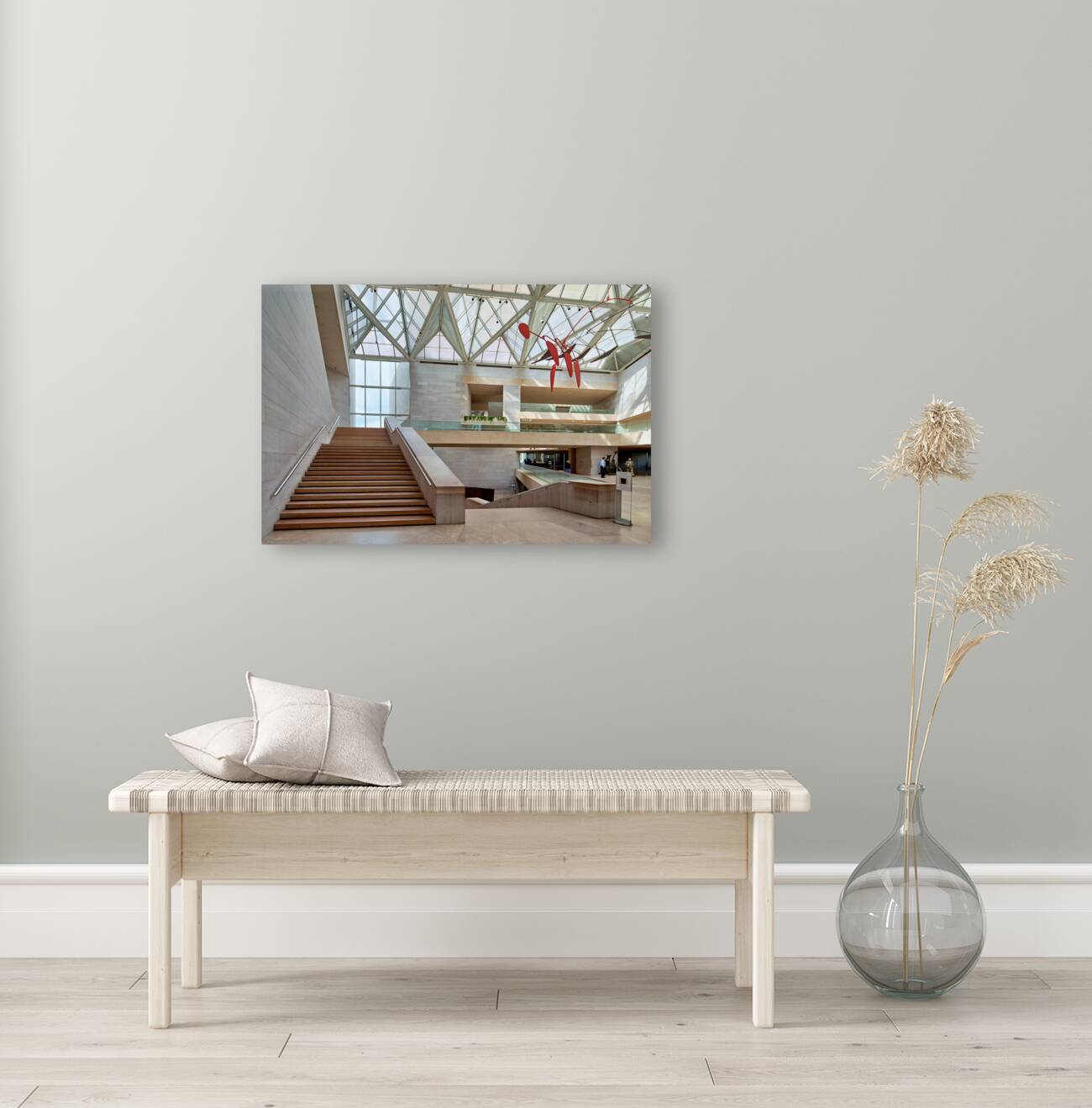 The East Building of the National Gallery of Art. Washington D.C. Reproduction