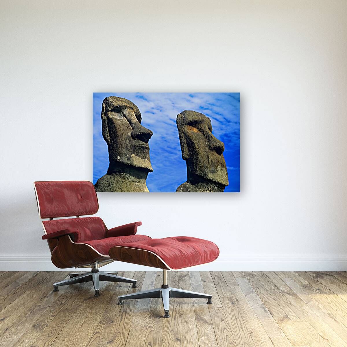 EASTER ISLAND. Moai Reproduction