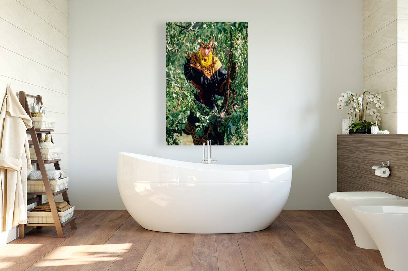 Pakistan. Life in a Kalash Village in Bumburet Valley Reproduction