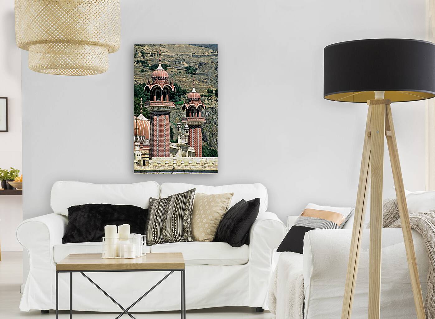 Pakistan. The mosque in Chitral Reproduction