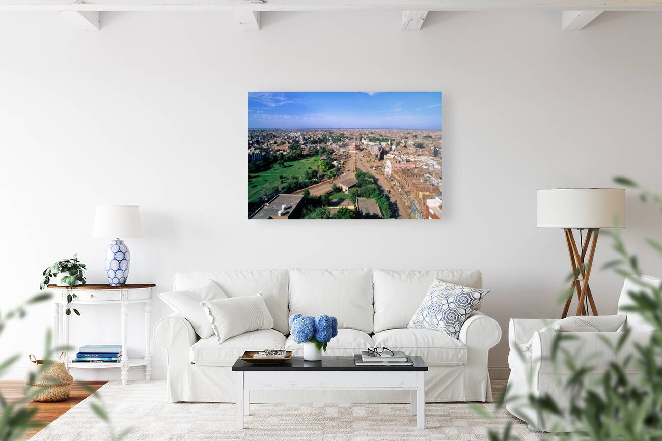 Pakistan.Lahore aerial view Reproduction