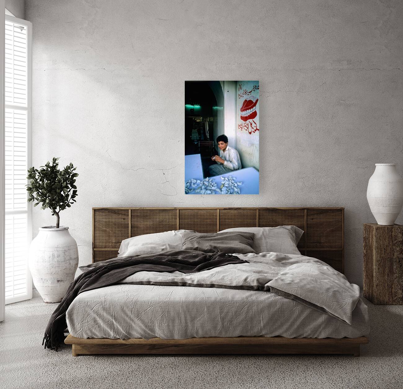 Pakistan. A street dentist in Peshawar Reproduction