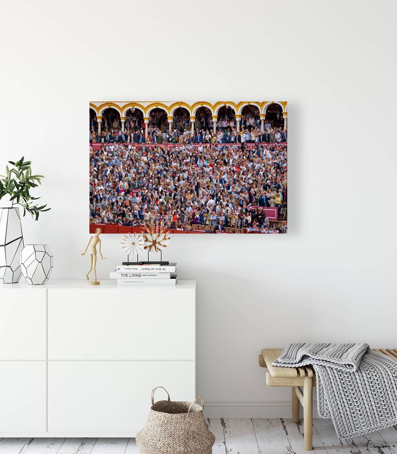 ANDALUSIA SPAIN. Bullfight in Seville Arena Reproduction