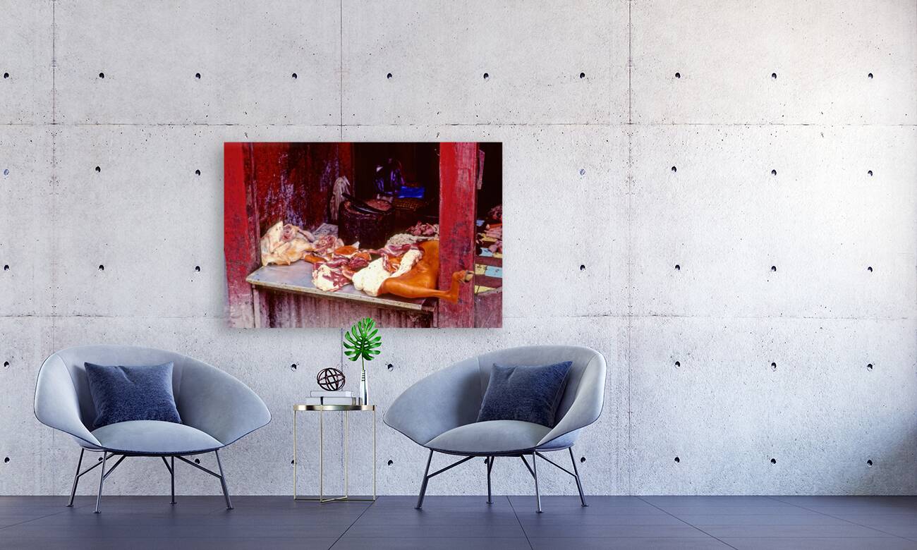 Nepal. Kathmandu. Butrcher Reproduction