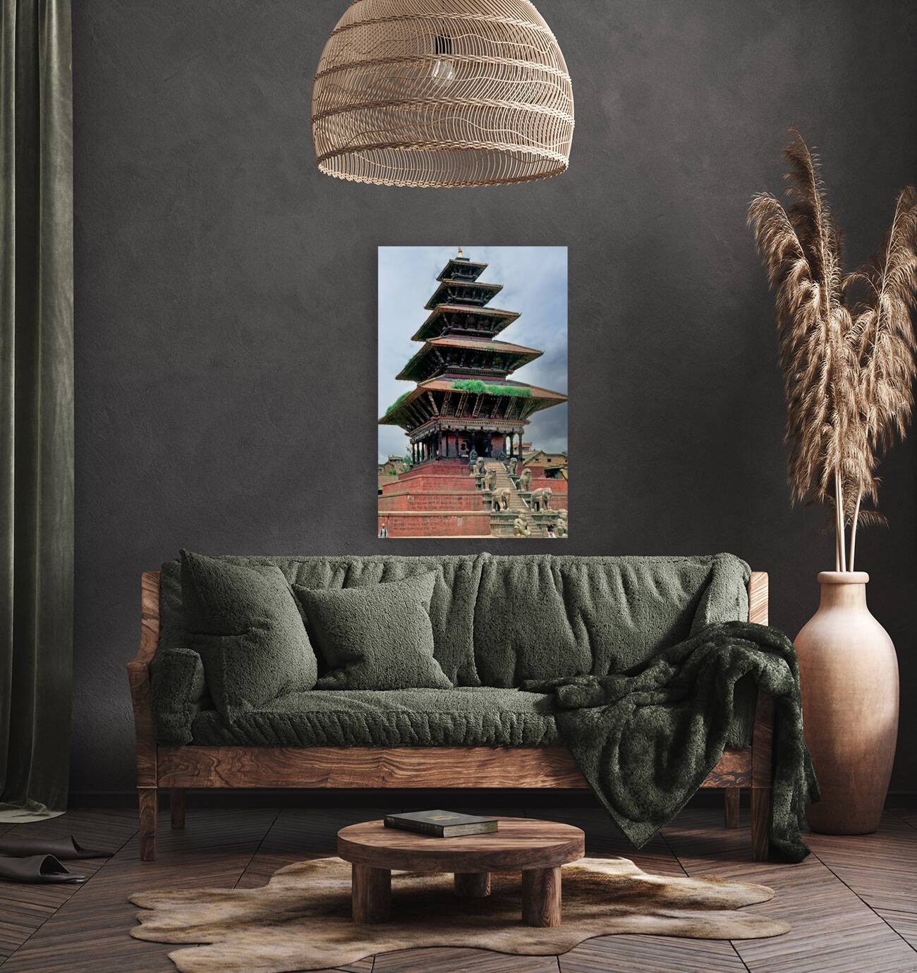 Nepal. Kathmandu. Durbar Square Reproduction