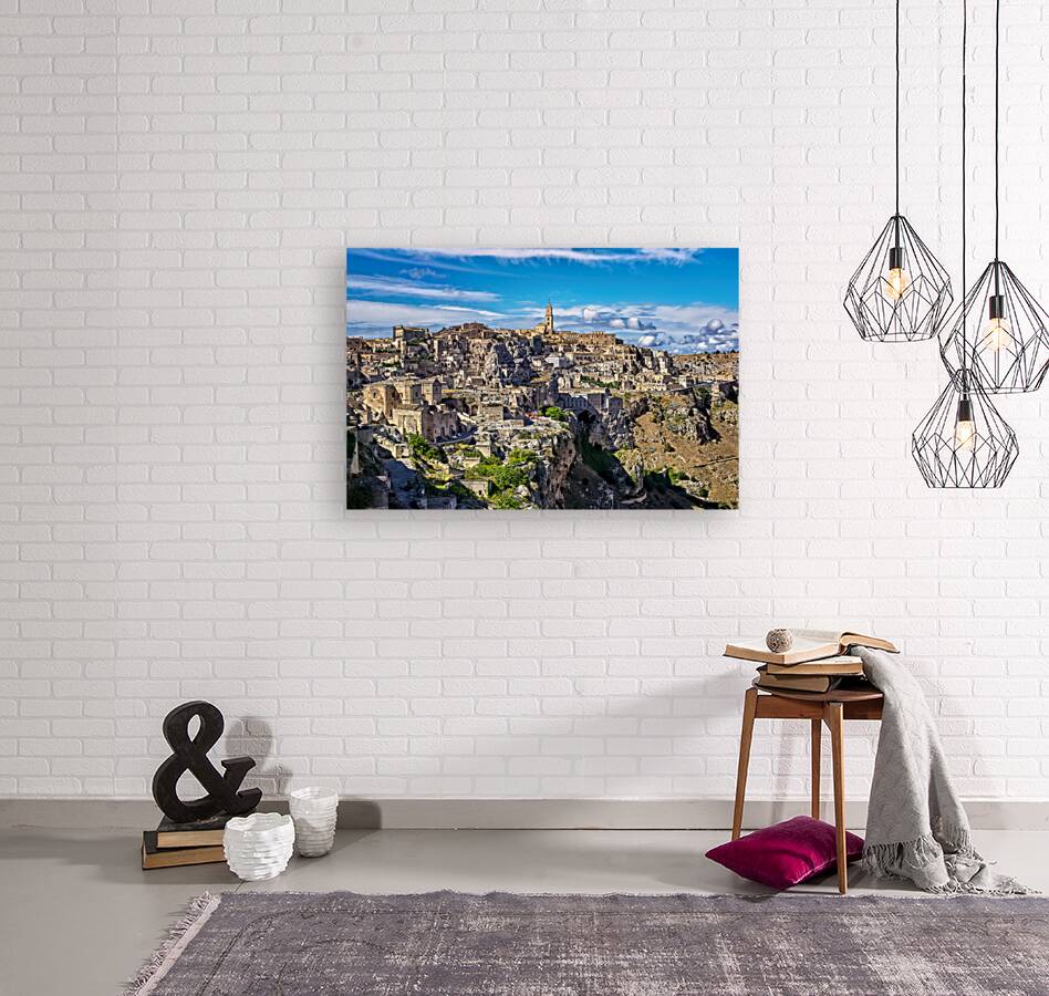 Matera Basilicata Italy. Cityscape. I sassi di Matera Reproduction