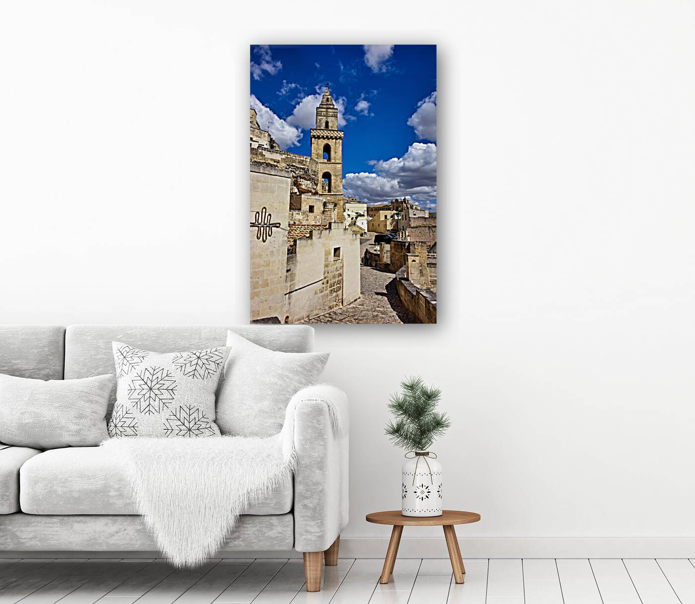 Matera Basilicata Italy. Church of Saint Peter Barisano Reproduction