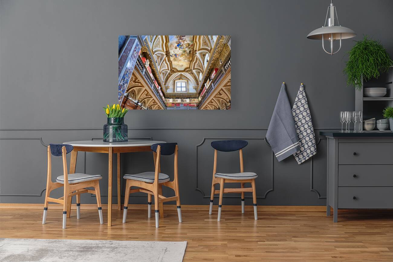 Naples Campania Italy. The Sacred Relics Chamber the “Treasure Chamber” in San Domenico Maggiore a Gothic Roman Catholic church and monastery Reproduction