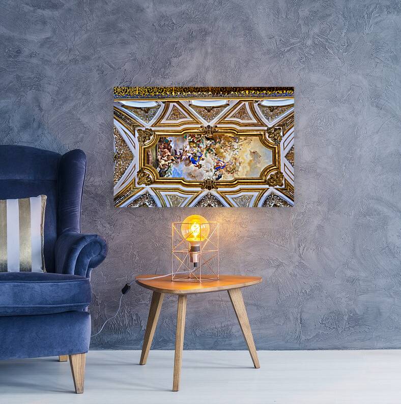 Naples Campania Italy. The Sacred Relics Chamber the “Treasure Chamber” in San Domenico Maggiore a Gothic Roman Catholic church and monastery Reproduction