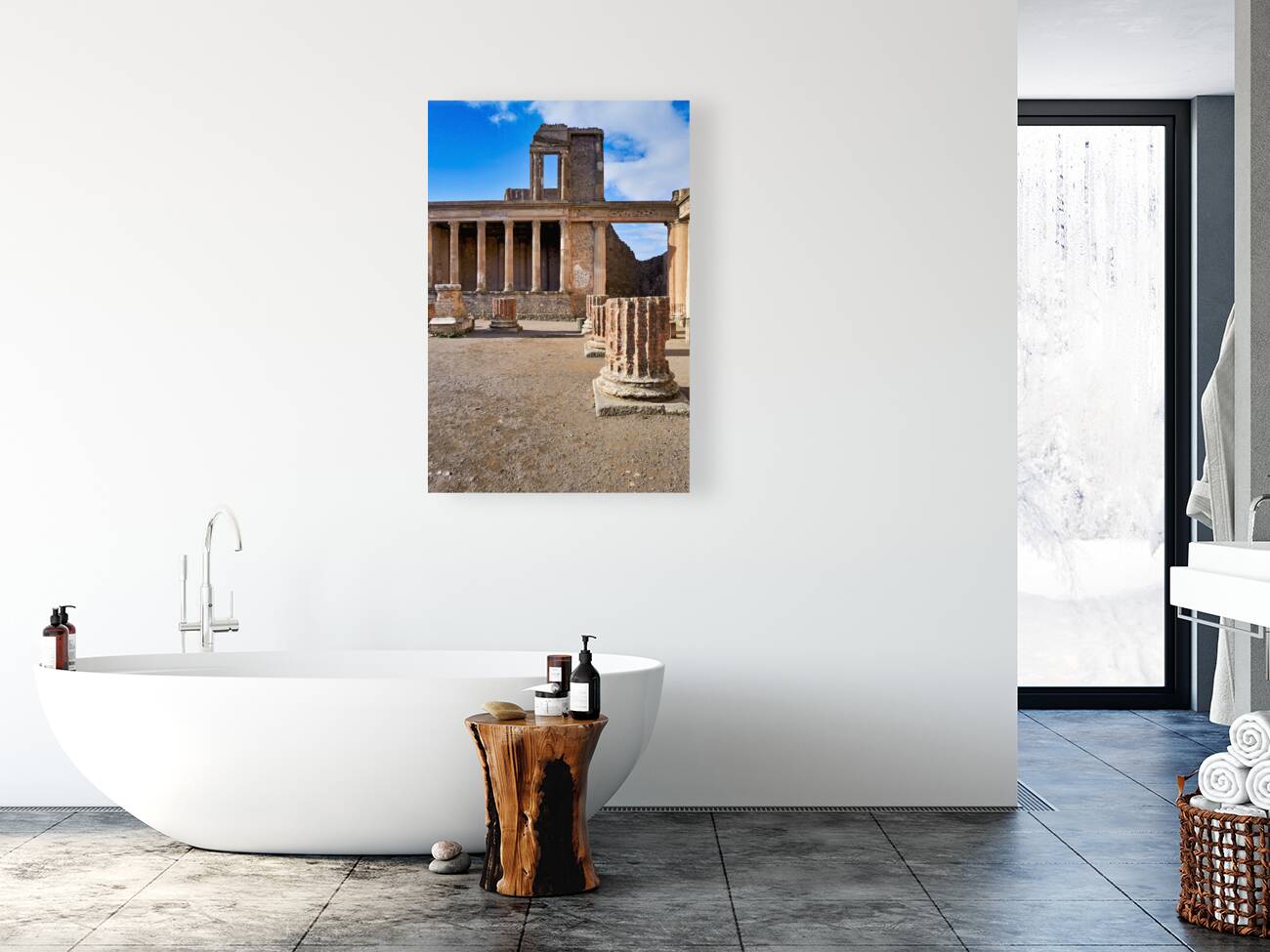 Naples Campania Italy. Pompeii was an ancient Roman city Reproduction