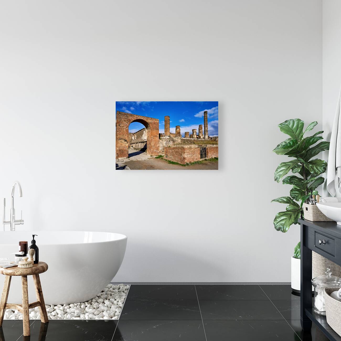 Naples Campania Italy. Pompeii was an ancient Roman city Reproduction