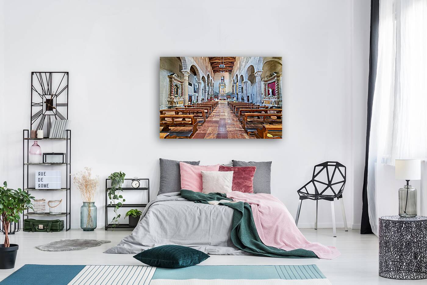 Pisa Tuscany Italy. The Church of San Michele in Borgo Reproduction