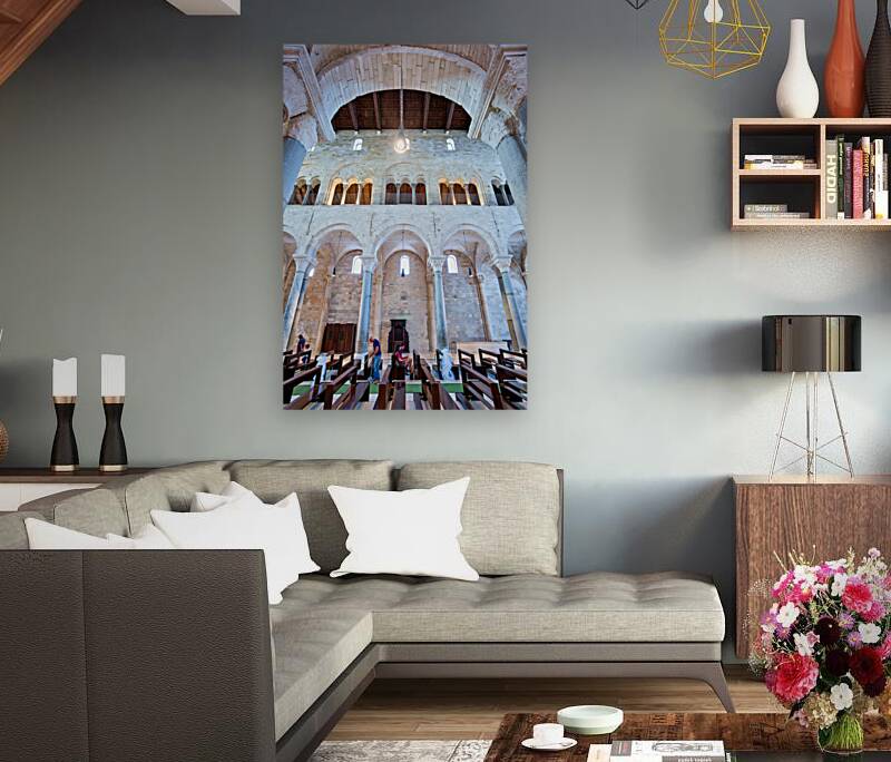 Apulia Puglia Italy. Trani. Basilica Cattedrale Beata Maria Vergine Assunta dedicated to Saint Nicholas Reproduction