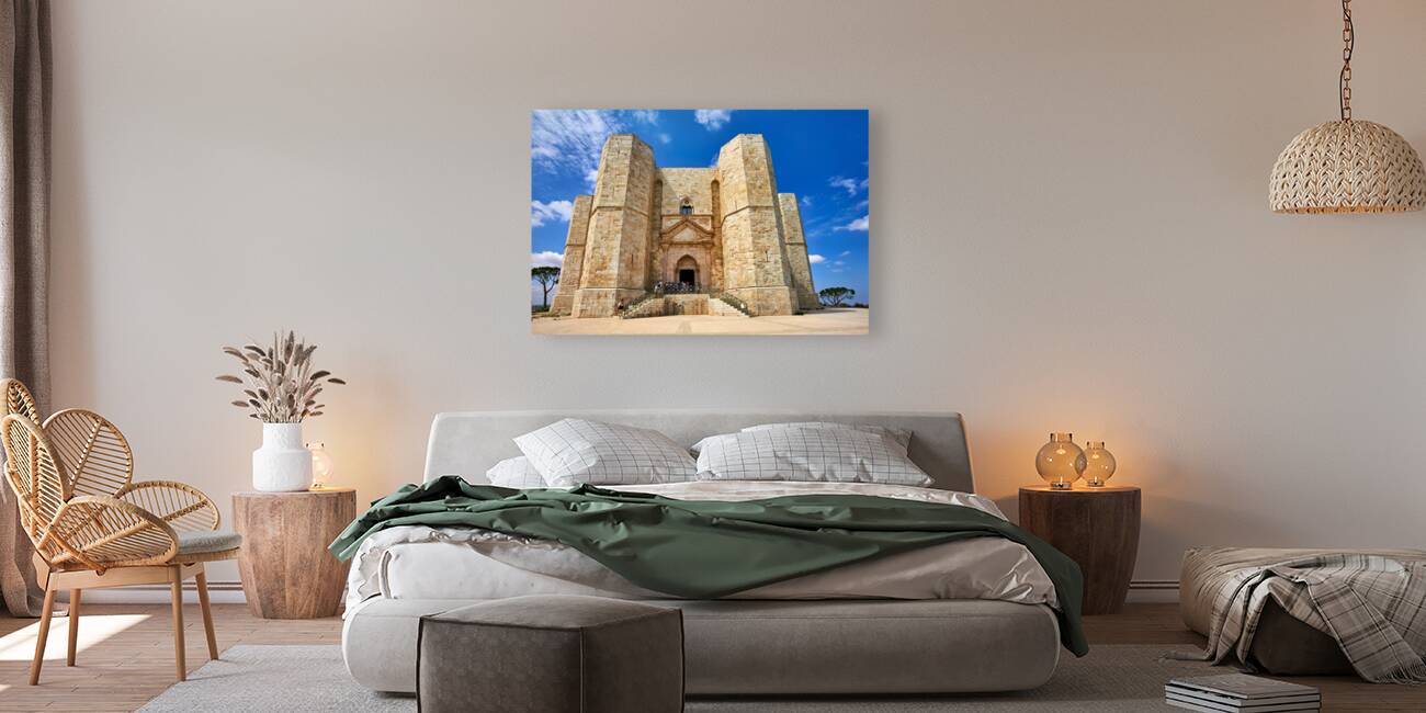 Apulia Puglia Italy. Castel del Monte Reproduction