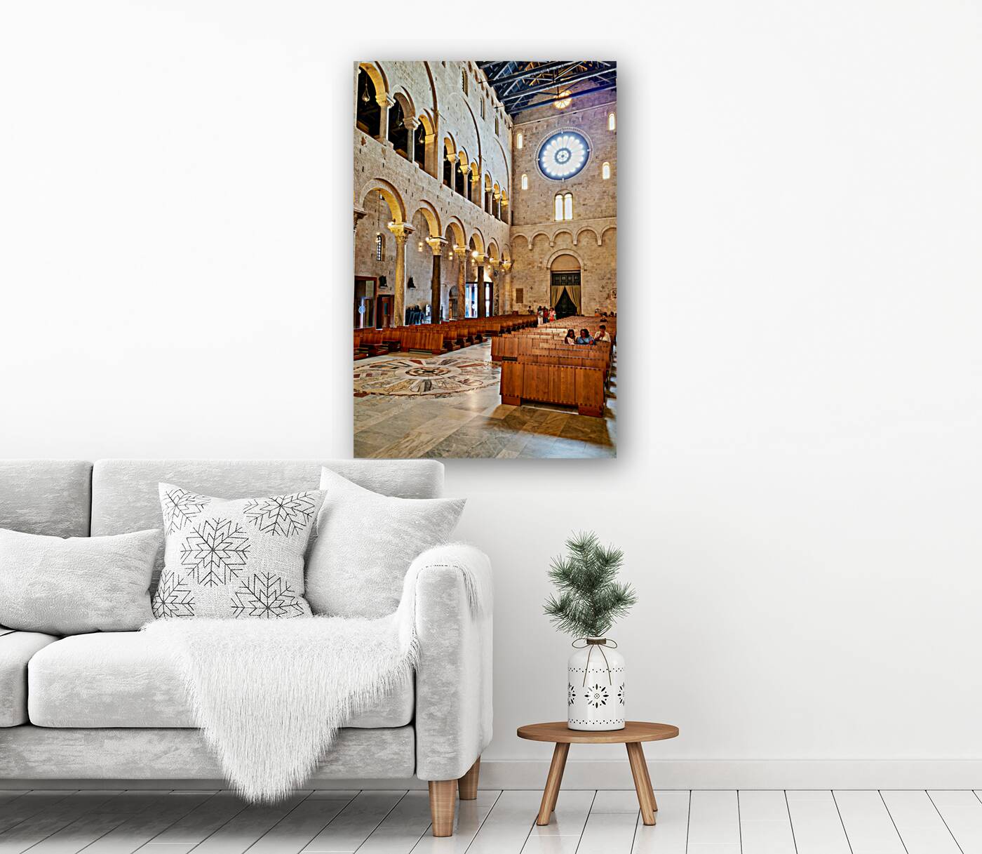 Apulia Puglia Italy. Bari. The Cathedral of Saint Sabinus Reproduction