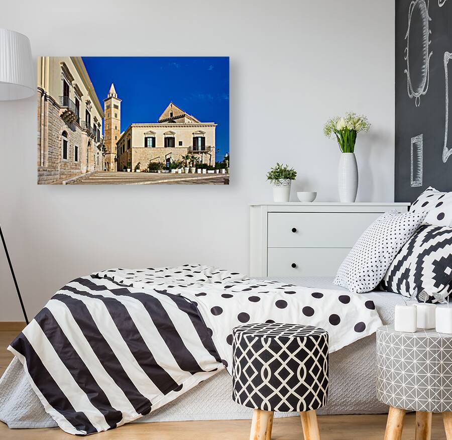 Apulia Puglia Italy. Trani. Basilica Cattedrale Beata Maria Vergine Assunta dedicated to Saint Nicholas Reproduction