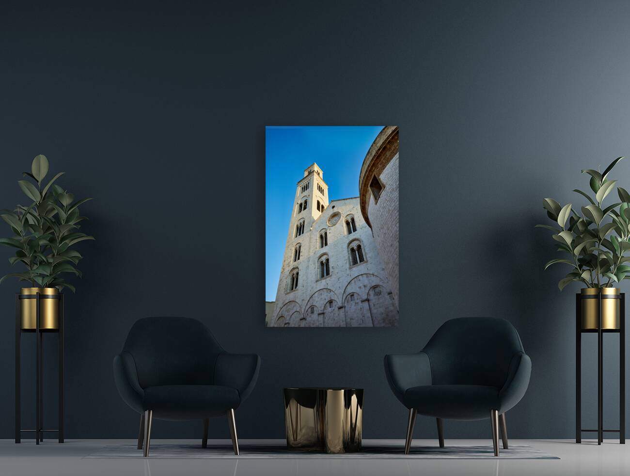 Apulia Puglia Italy. Bari. The Cathedral of Saint Sabinus Reproduction