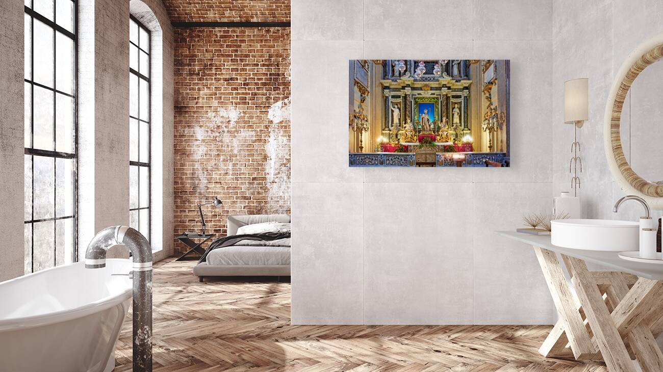 Apulia Puglia Salento Italy. Lecce. Cathedral Maria Santissima Assunta and Saint Orontius Reproduction