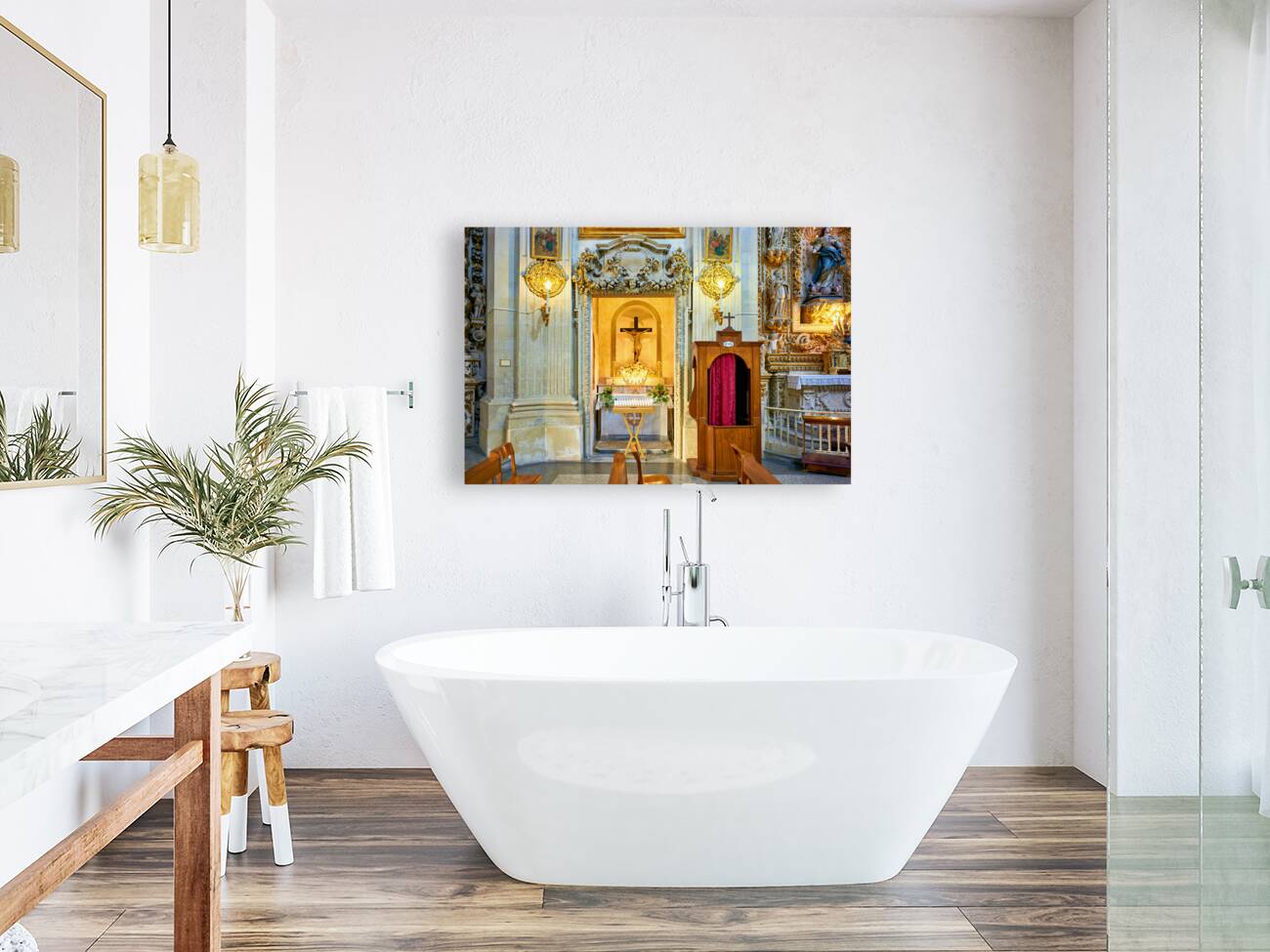 Apulia Puglia Salento Italy. Lecce. Santa Chiara church Reproduction