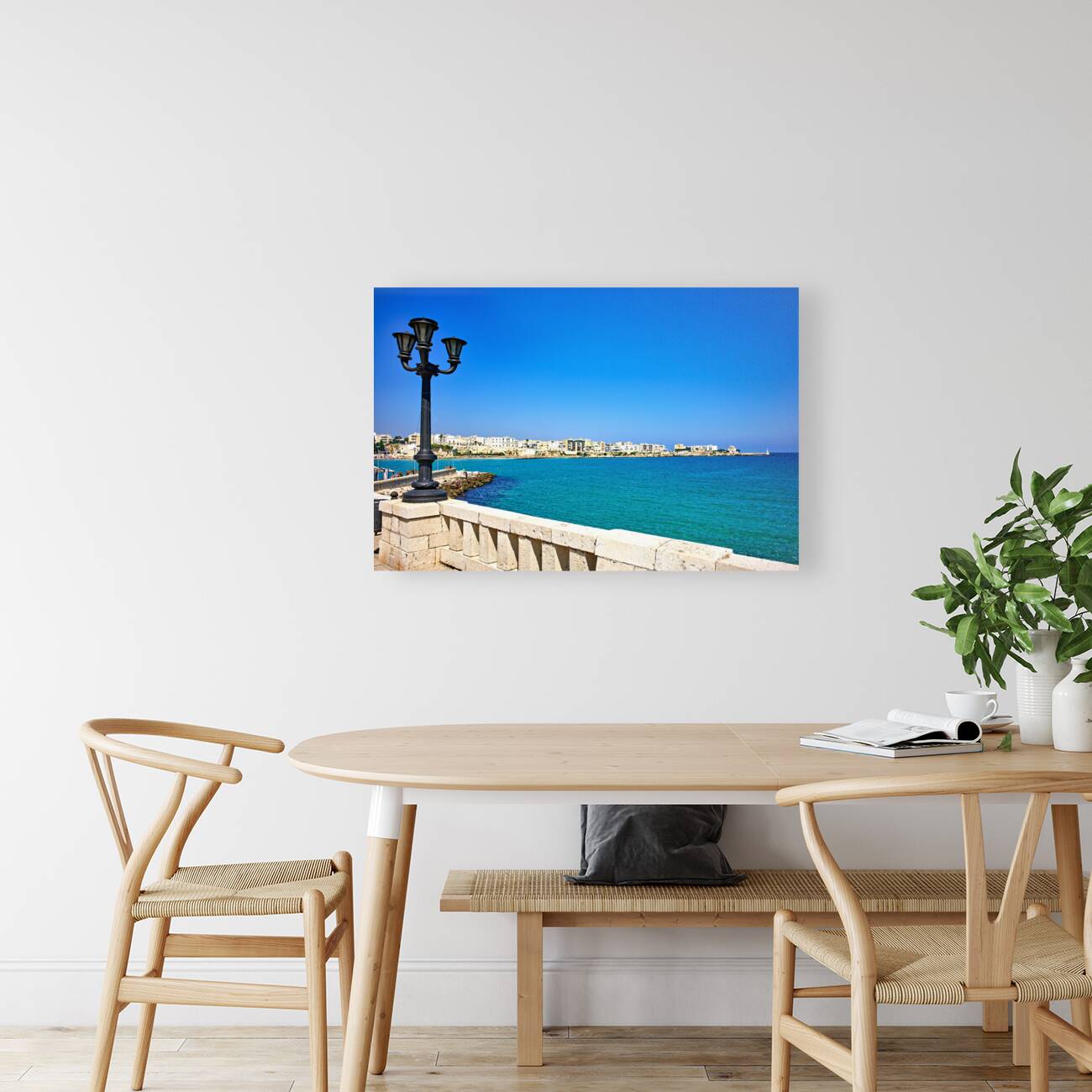 Apulia Puglia Salento. Italy. Otranto. The sea shore Reproduction