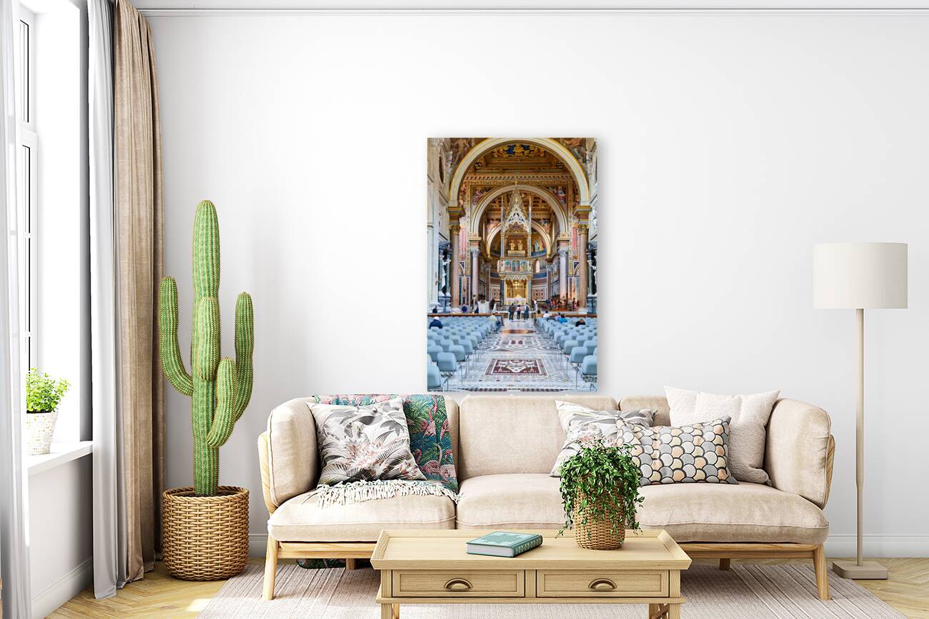 Rome Lazio Italy. The Archbasilica Cathedral of the Most Holy Savior and of Saints John the Baptist and John the Evangelist in the Lateran is a Catholic cathedral church and serves as the seat of the bishop of Rome the pope Reproduction