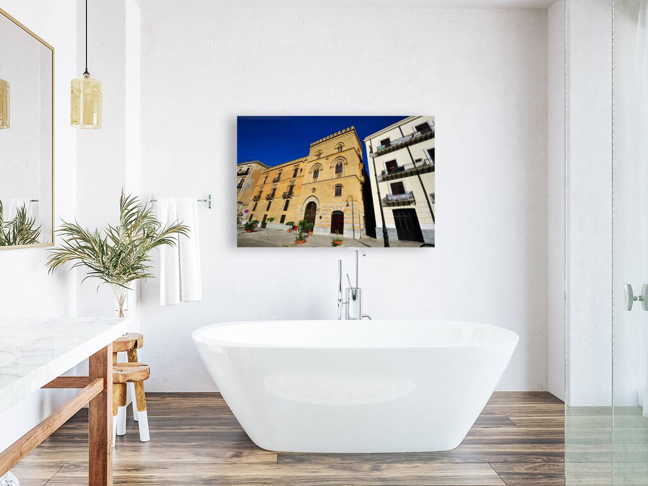 Palermo Sicily Italy. Palazzo Galletti San Cataldo Reproduction