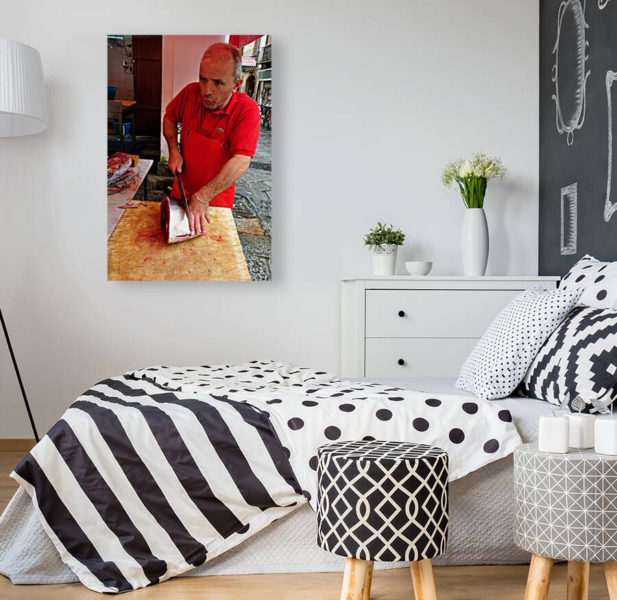 Palermo Sicily Italy. La Vucciria open air market Reproduction