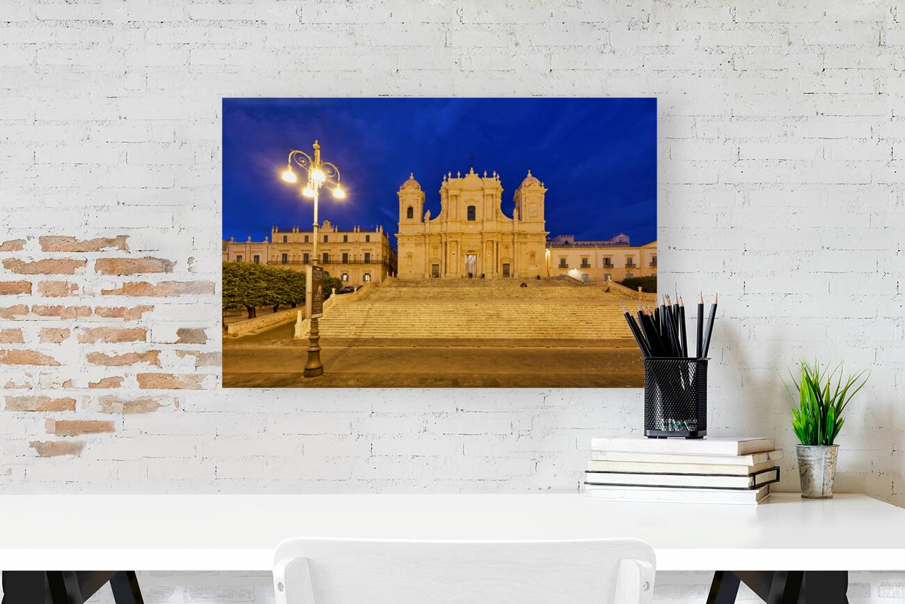 Noto Cathedral Sicily Italy Reproduction