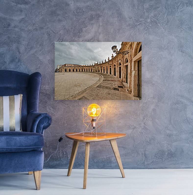 Loggiato del Sinatra. Ispica Sicily Italy Reproduction