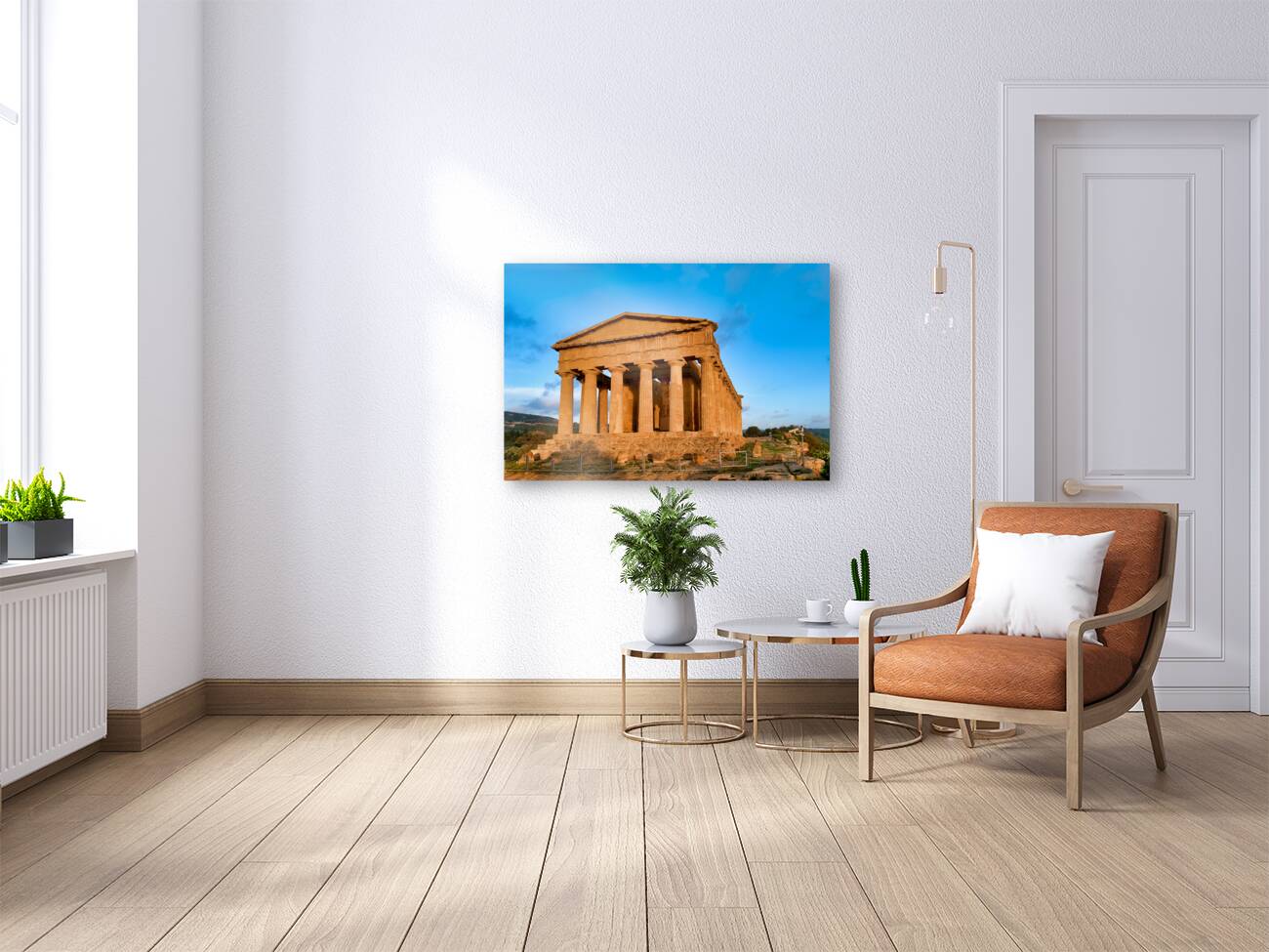 Temple of Concordia Tempio della Concordia. Valle dei Templi Valley of the Temples. Agrigento Sicily Italy Reproduction