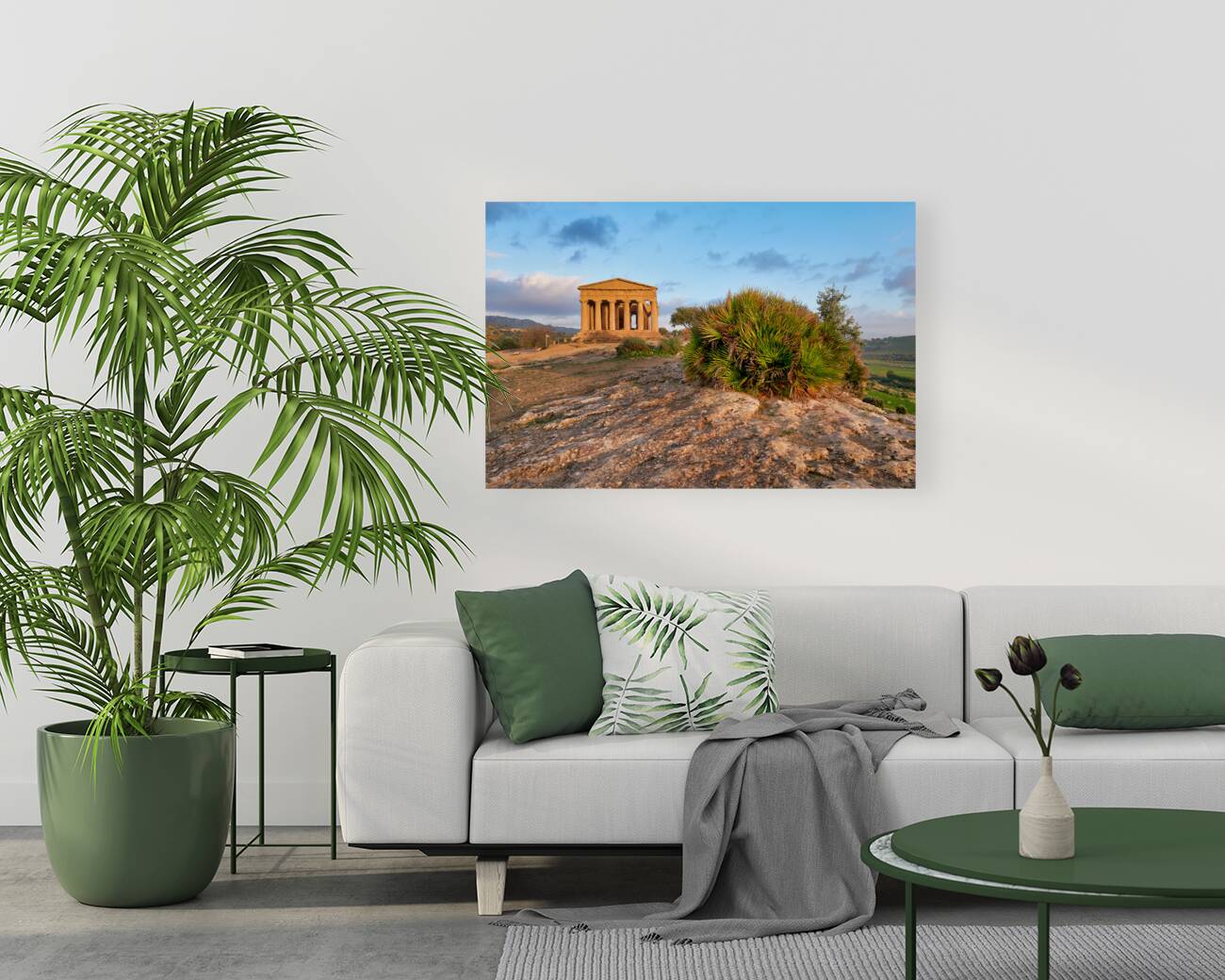 Temple of Concordia Tempio della Concordia. Valle dei Templi Valley of the Temples. Agrigento Sicily Italy Reproduction