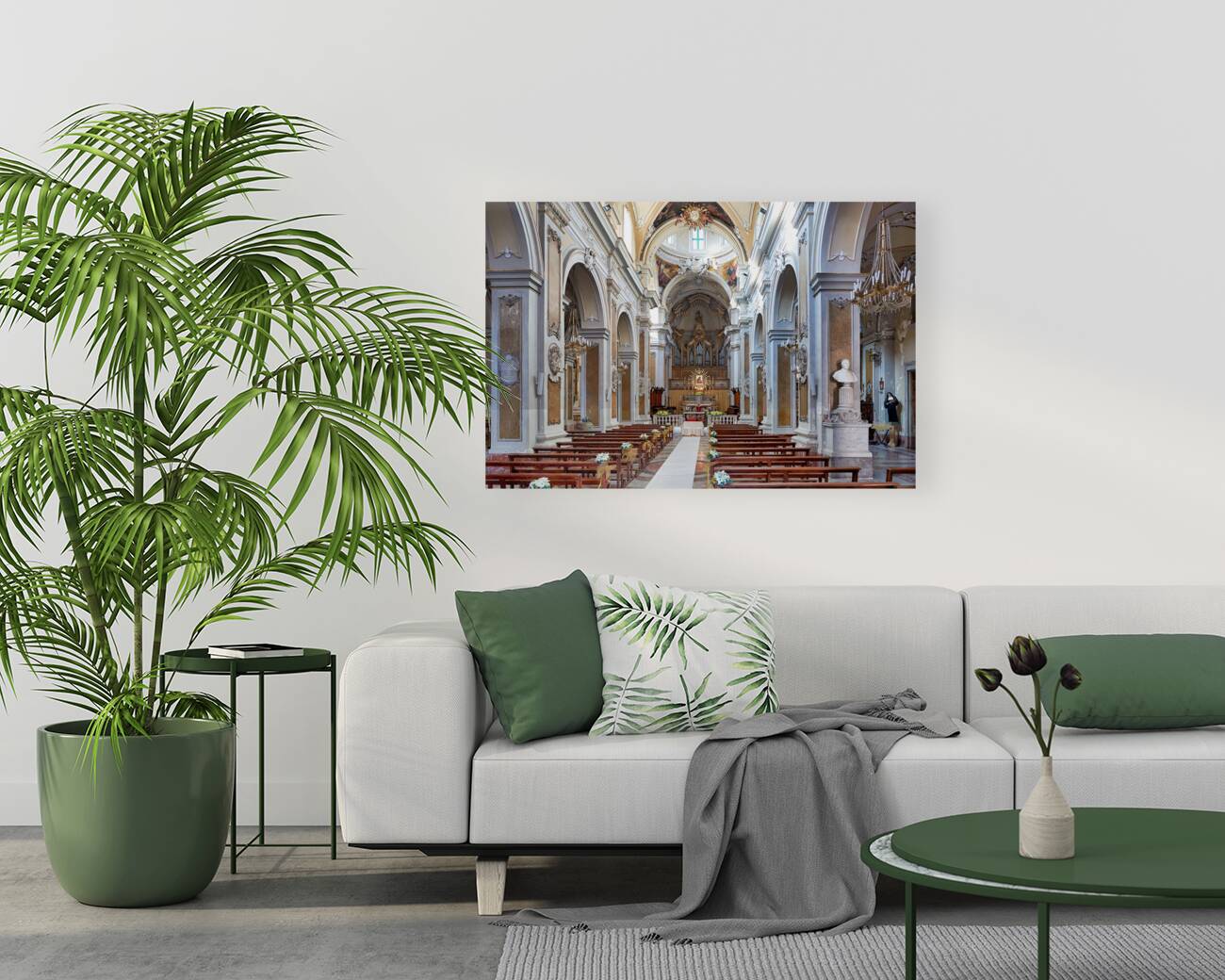 Basilica della Collegiata. Catania Sicily Italy Reproduction