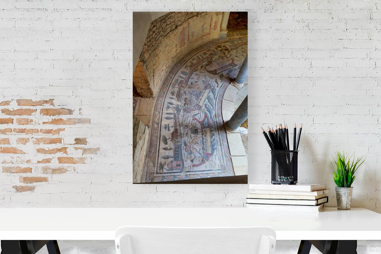 Mosaics at Villa Romana del Casale Roman Villa in Piazza Armerina Sicily Italy Reproduction