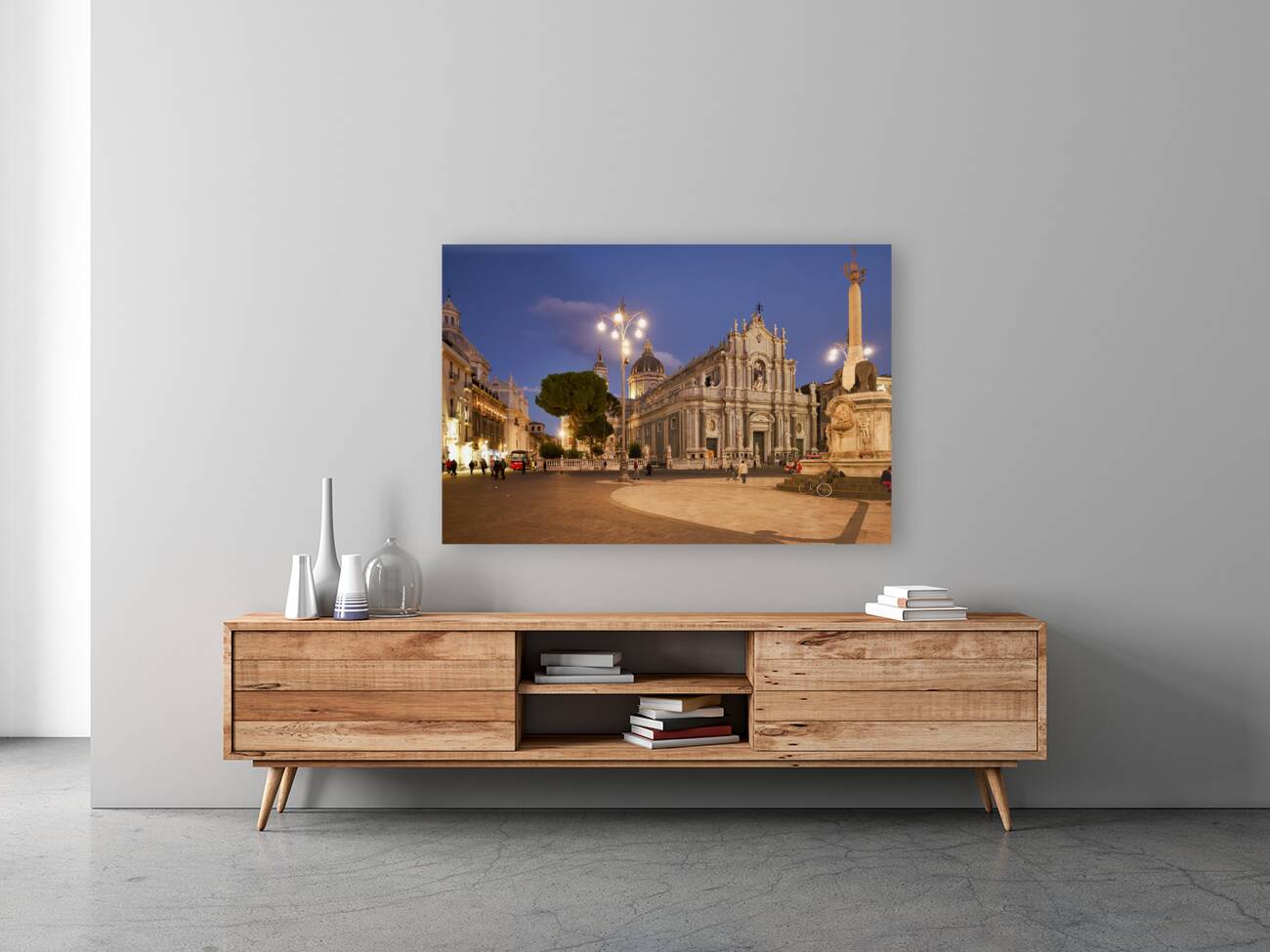 Metropolitan Cathedral of Saint Agatha Duomo Catania Sicily Italy Reproduction