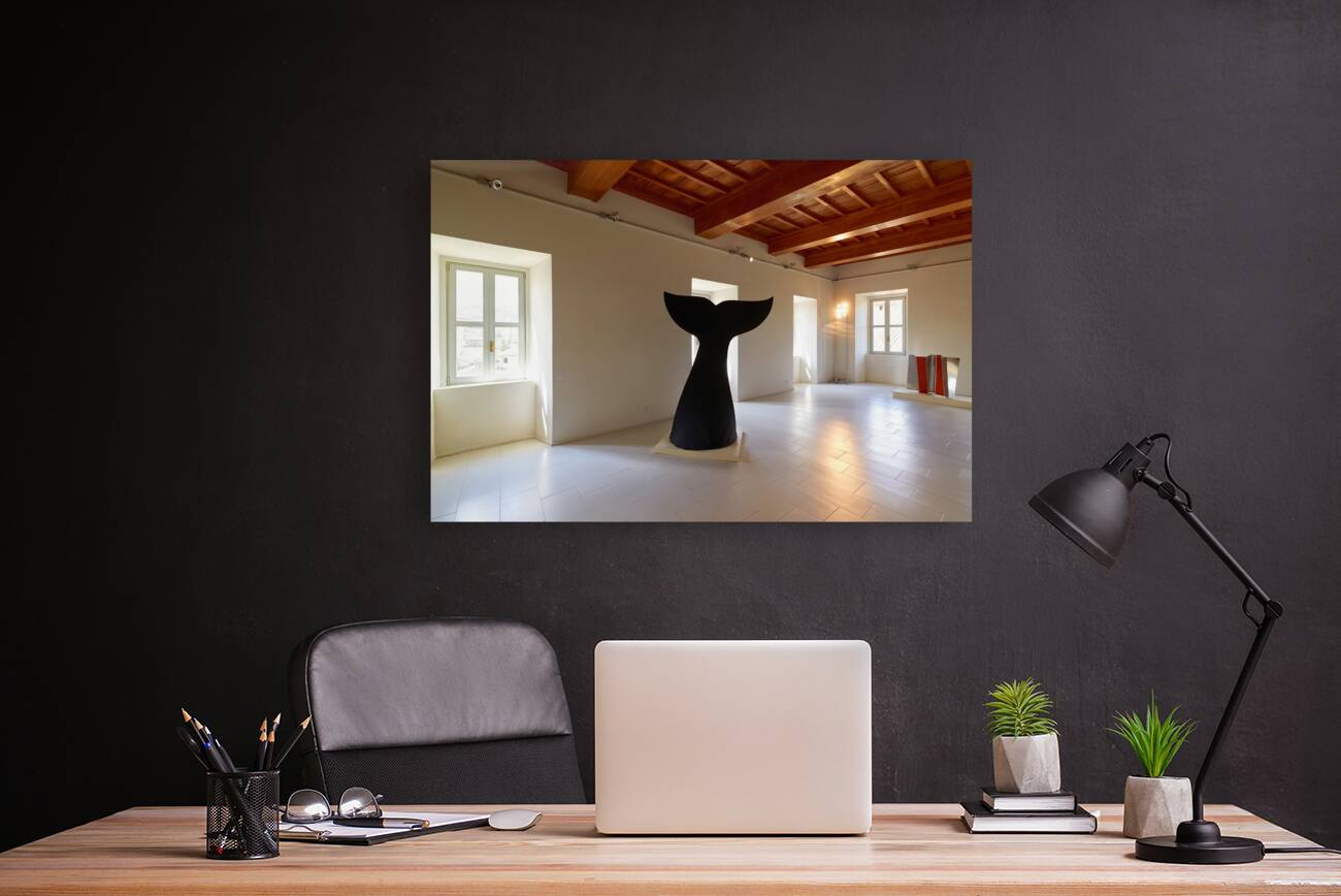 Spoleto Umbria Italy. Collicola Palace Art Gallery Reproduction