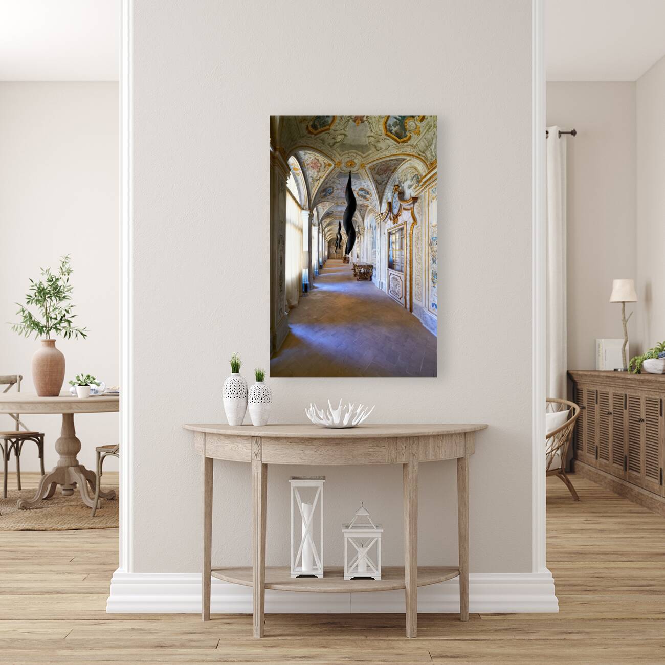 Spoleto Umbria Italy. Collicola Palace Art Gallery Reproduction