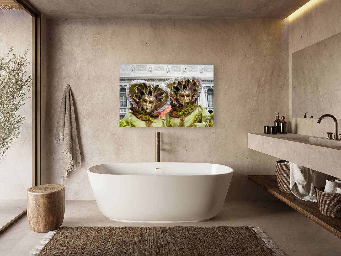 Venice Italy. The Carnival Reproduction