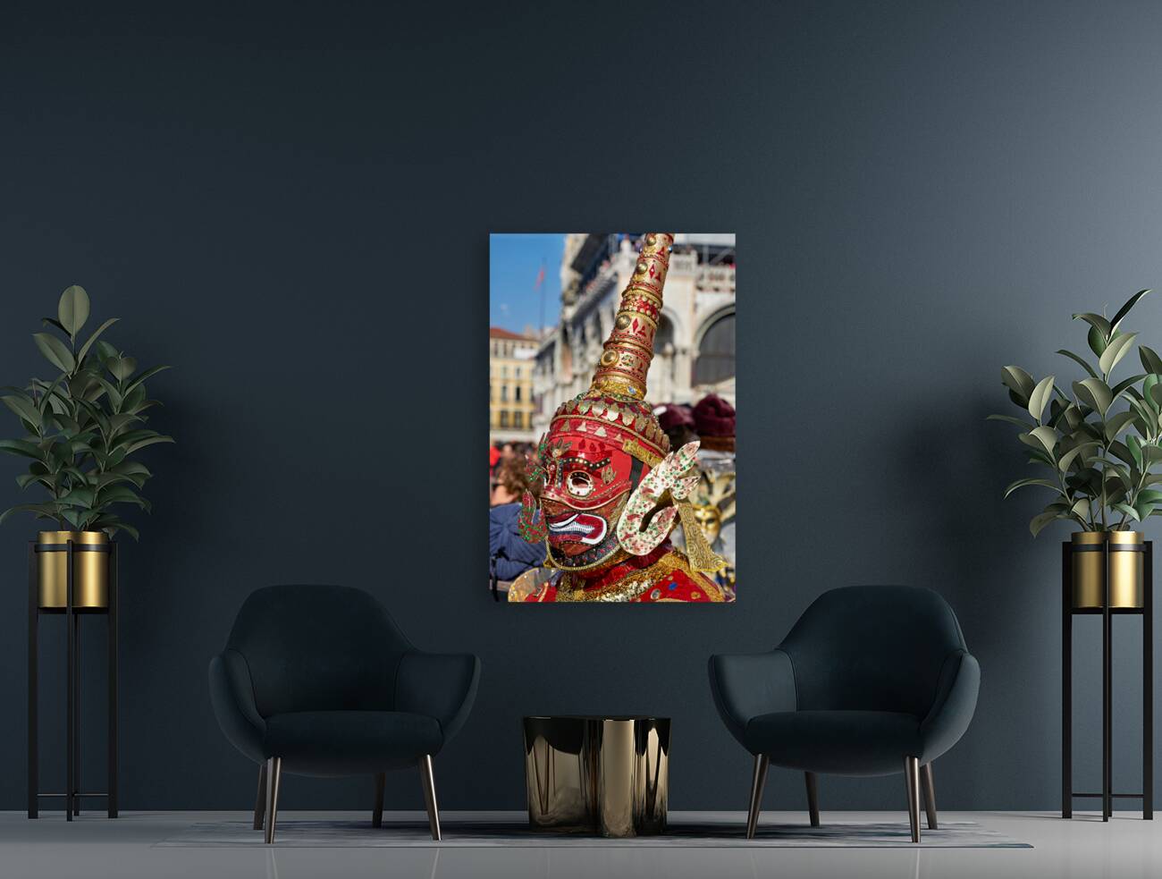 Venice Italy. The Carnival Reproduction