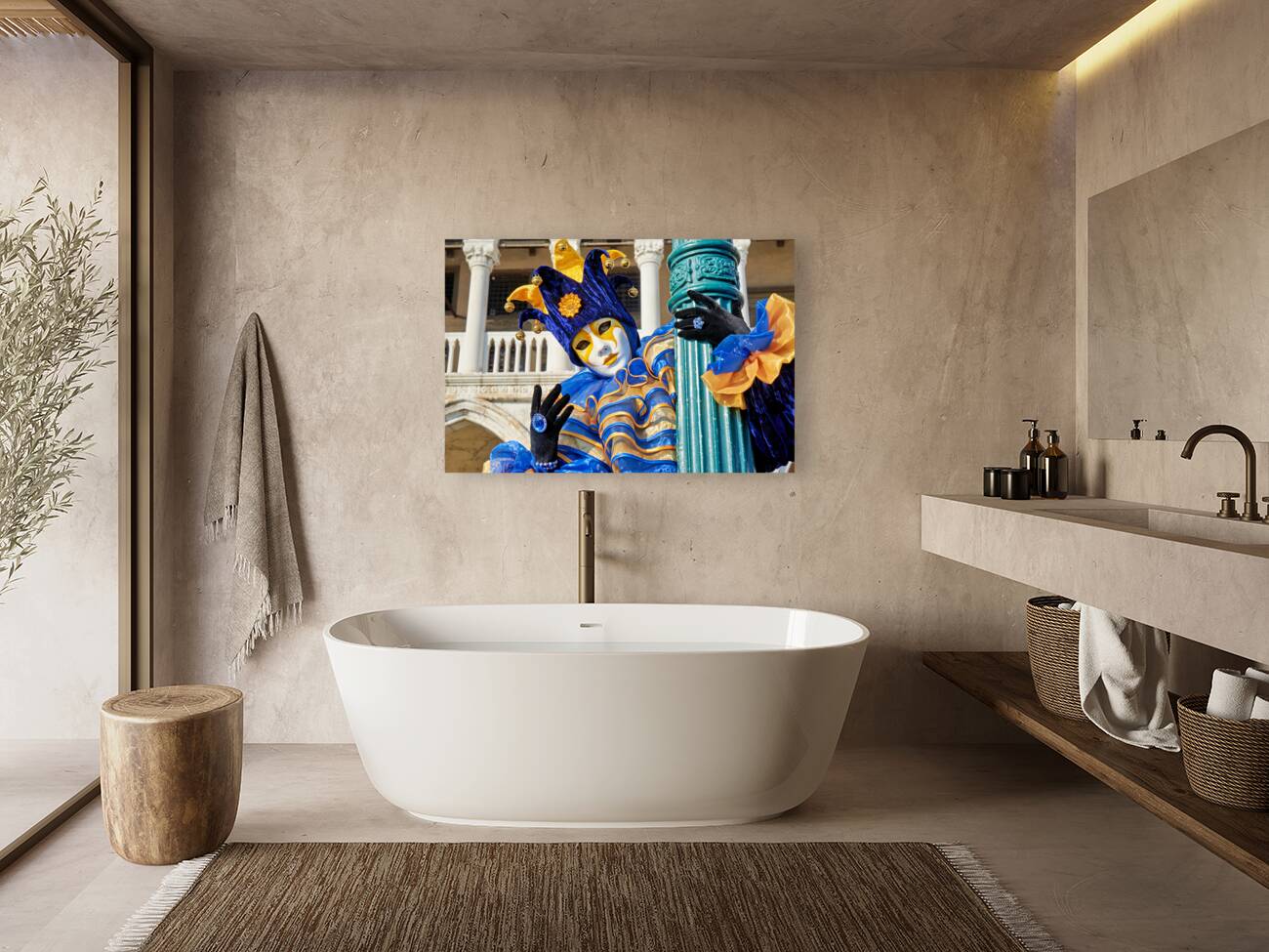 Venice Italy. The Carnival Reproduction