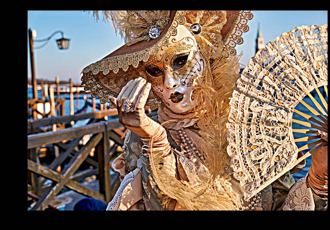 Venice Italy. The Carnival Reproduction