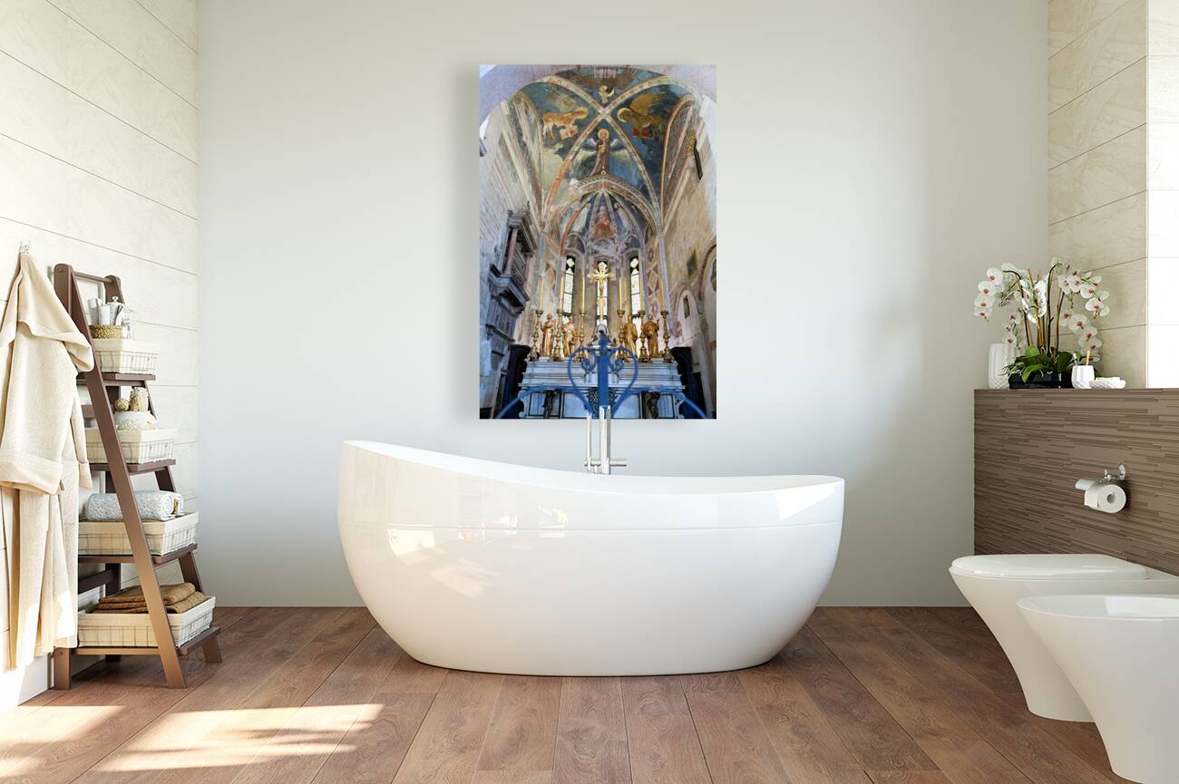 Verona Veneto Italy. San Fermo Maggiore Church Reproduction