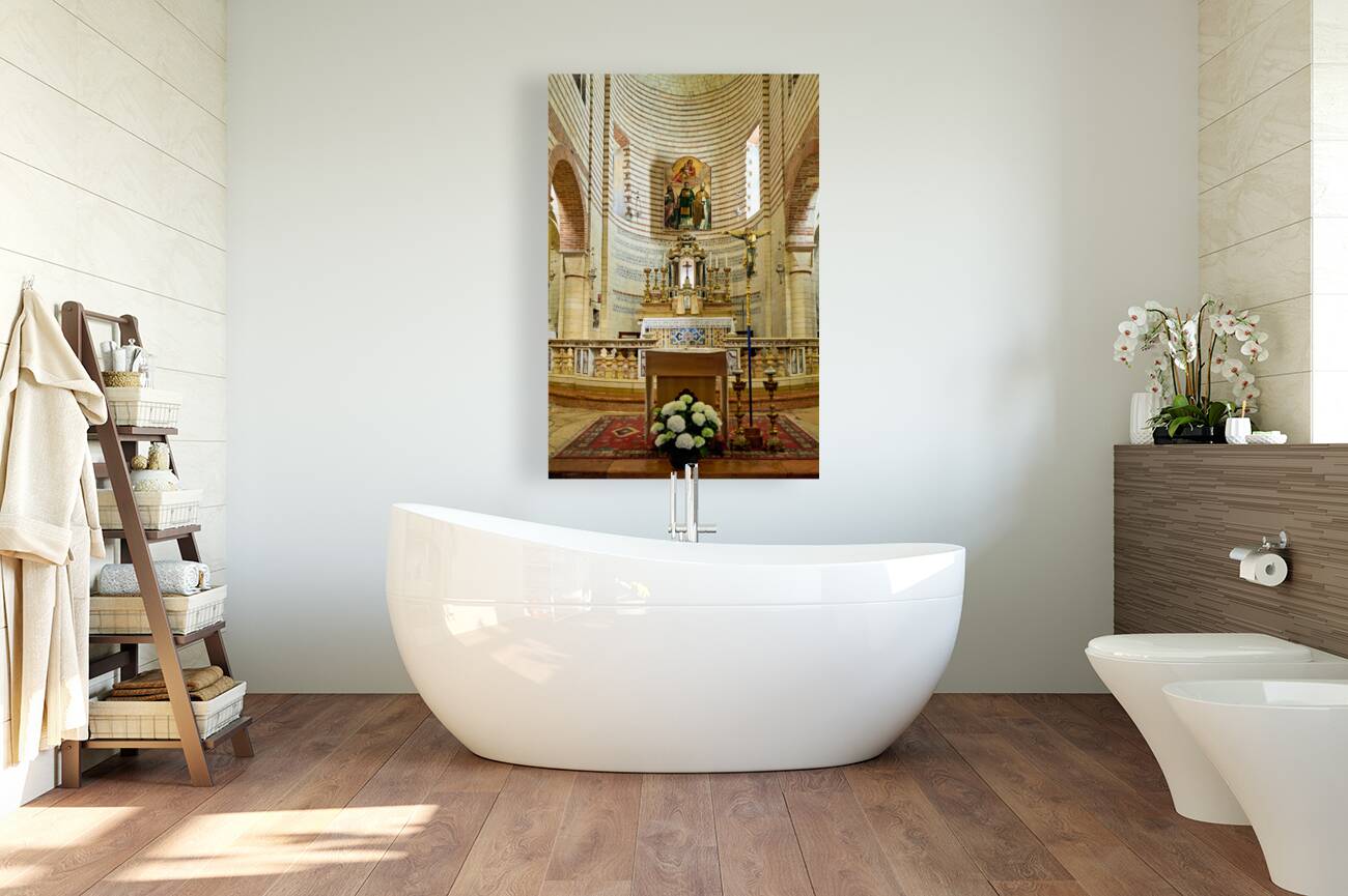 Verona Veneto Italy. San Lorenzo Basilica Reproduction