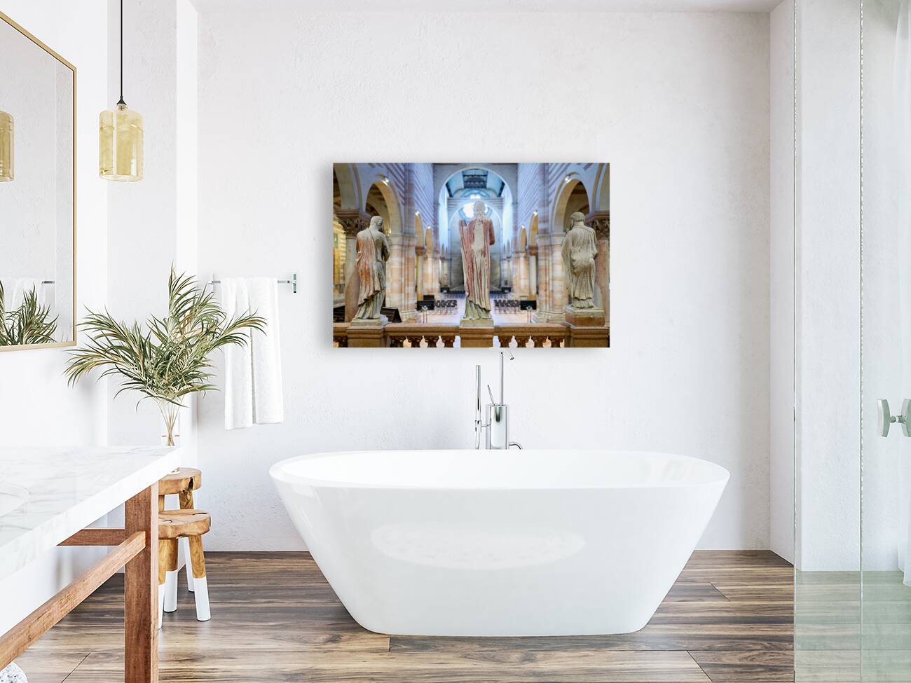 Verona Veneto Italy. The Basilica of San Zeno Reproduction