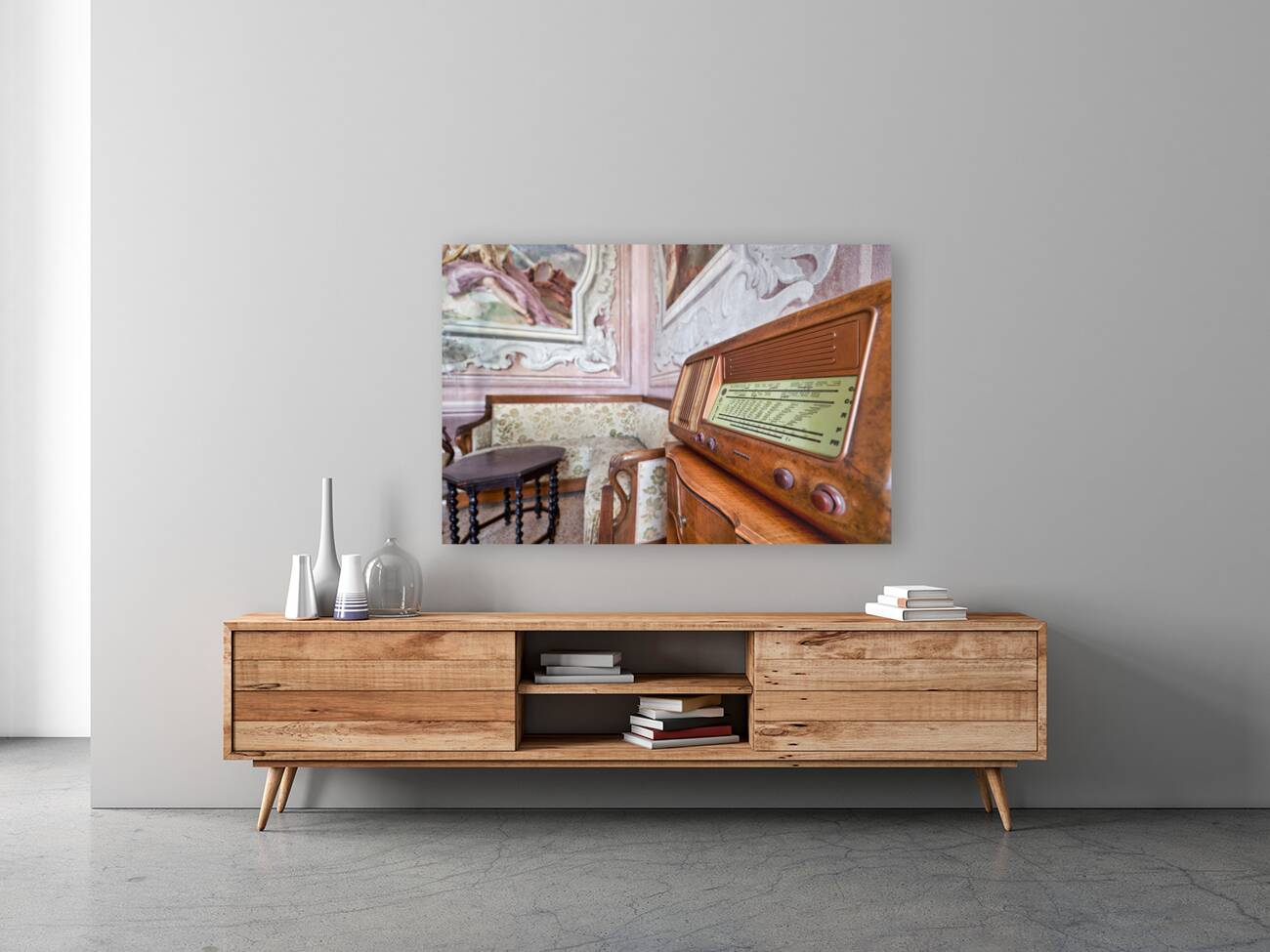 Vicenza Veneto Italy. The interiors of the Villa Valmarana ai Nani frescoed  by Giambattista and Giandomenico Tiepolo Reproduction