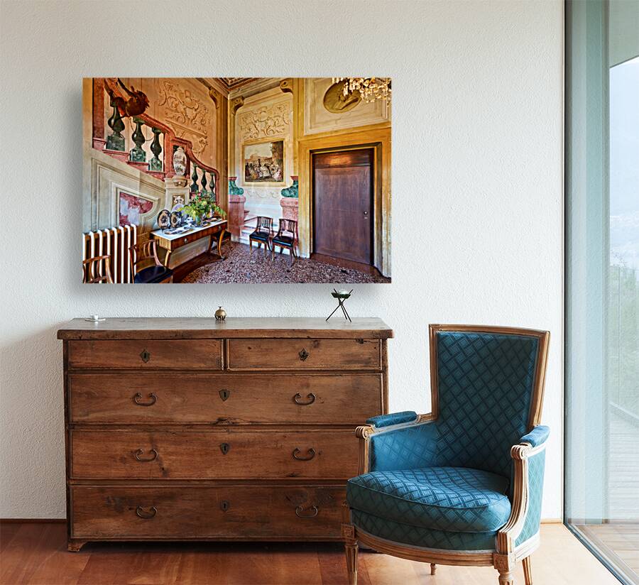 Vicenza Veneto Italy. The interiors of the Villa Valmarana ai Nani frescoed  by Giambattista and Giandomenico Tiepolo Reproduction