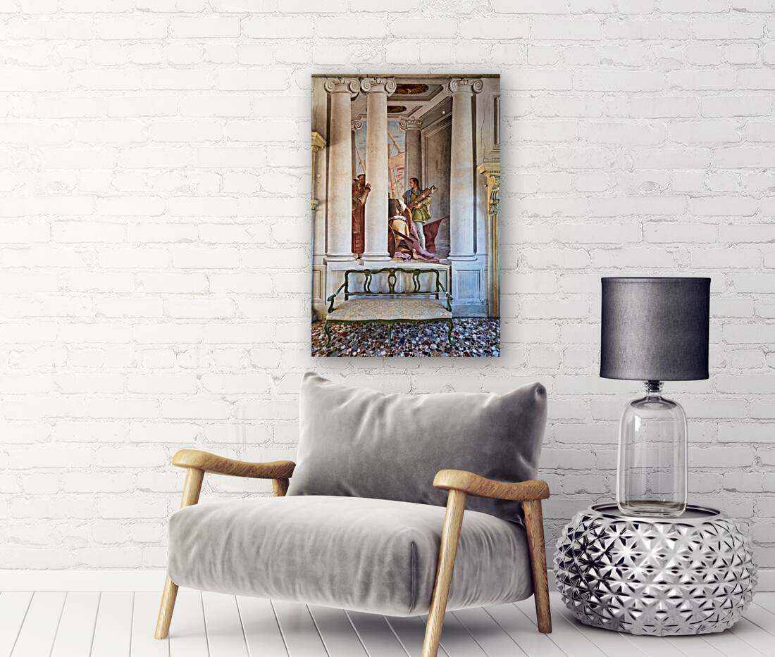 Vicenza Veneto Italy. The interiors of the Villa Valmarana ai Nani frescoed  by Giambattista and Giandomenico Tiepolo Reproduction