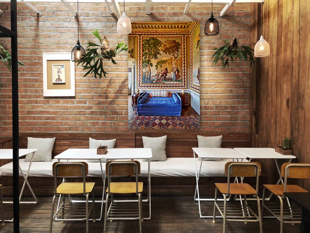 Vicenza Veneto Italy. The interiors of the Villa Valmarana ai Nani frescoed  by Giambattista and Giandomenico Tiepolo Reproduction