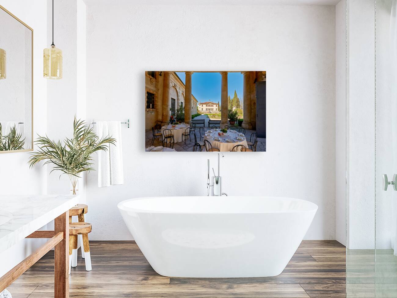 Vicenza Veneto Italy. The interiors of the Villa Valmarana ai Nani frescoed  by Giambattista and Giandomenico Tiepolo Reproduction